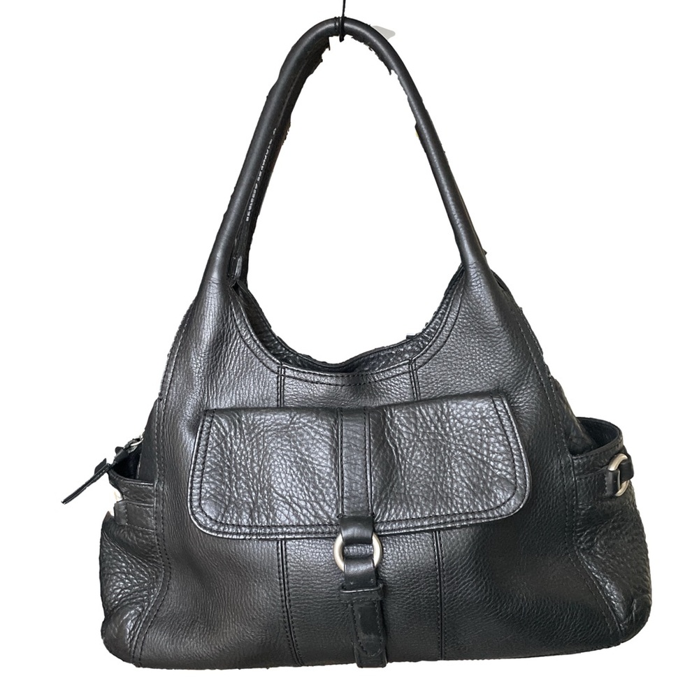 Cole Haan Pebbled leather black Shoulder bag